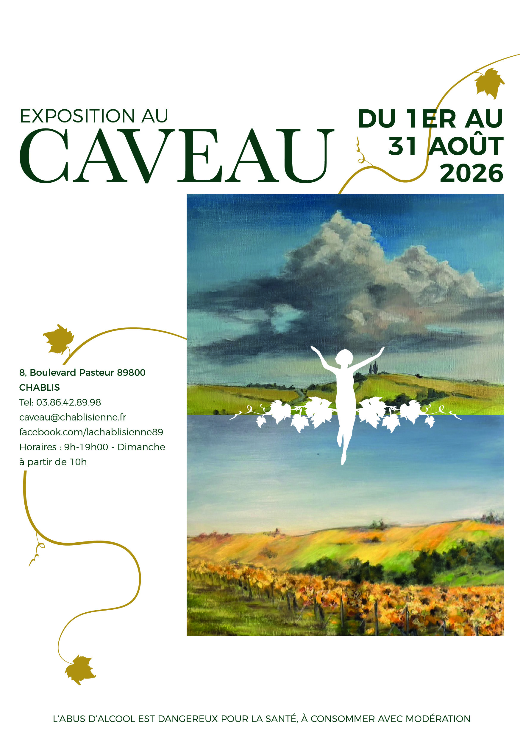 Expo au caveau de La Chablisienne
