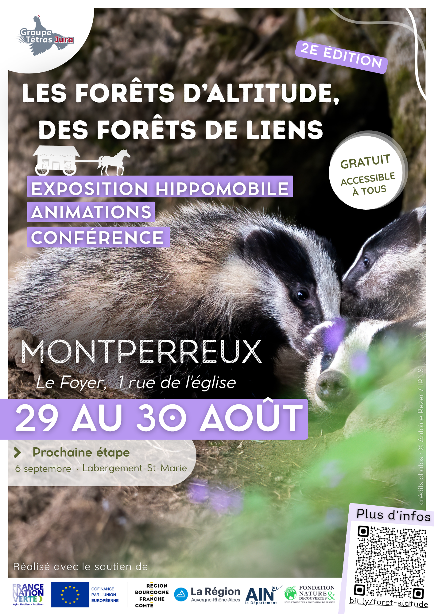 Exposition "Les forêts d'altitude, des forêts de liens"_ Visite libre et animations en forêt