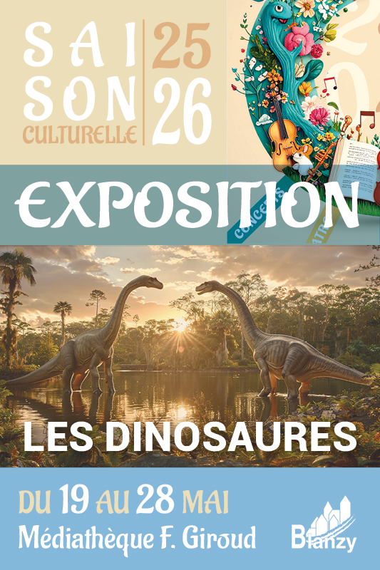Exposition : Les Dinosaures — visuel événement