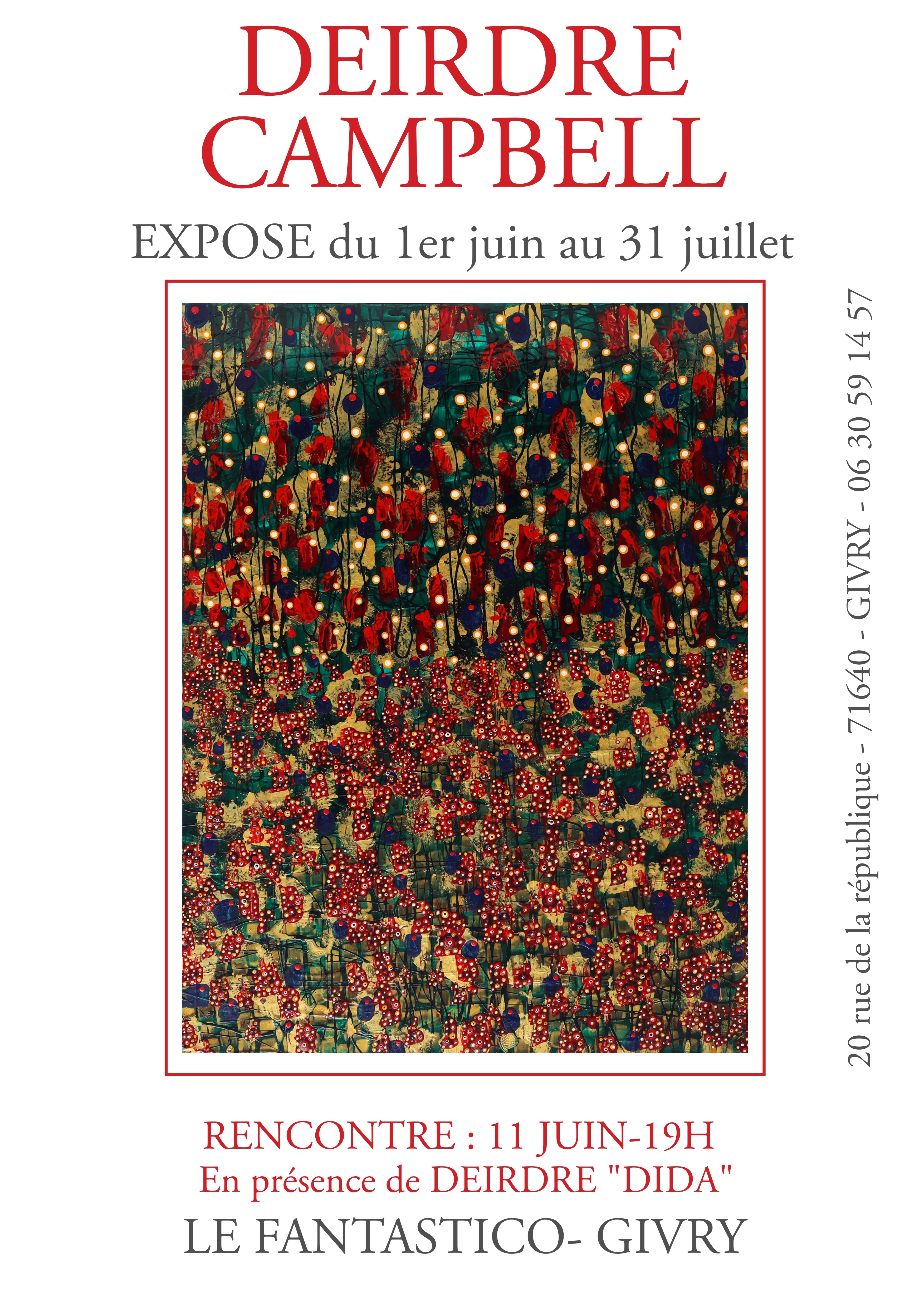 Exposition Peinture Deirdre Campbell