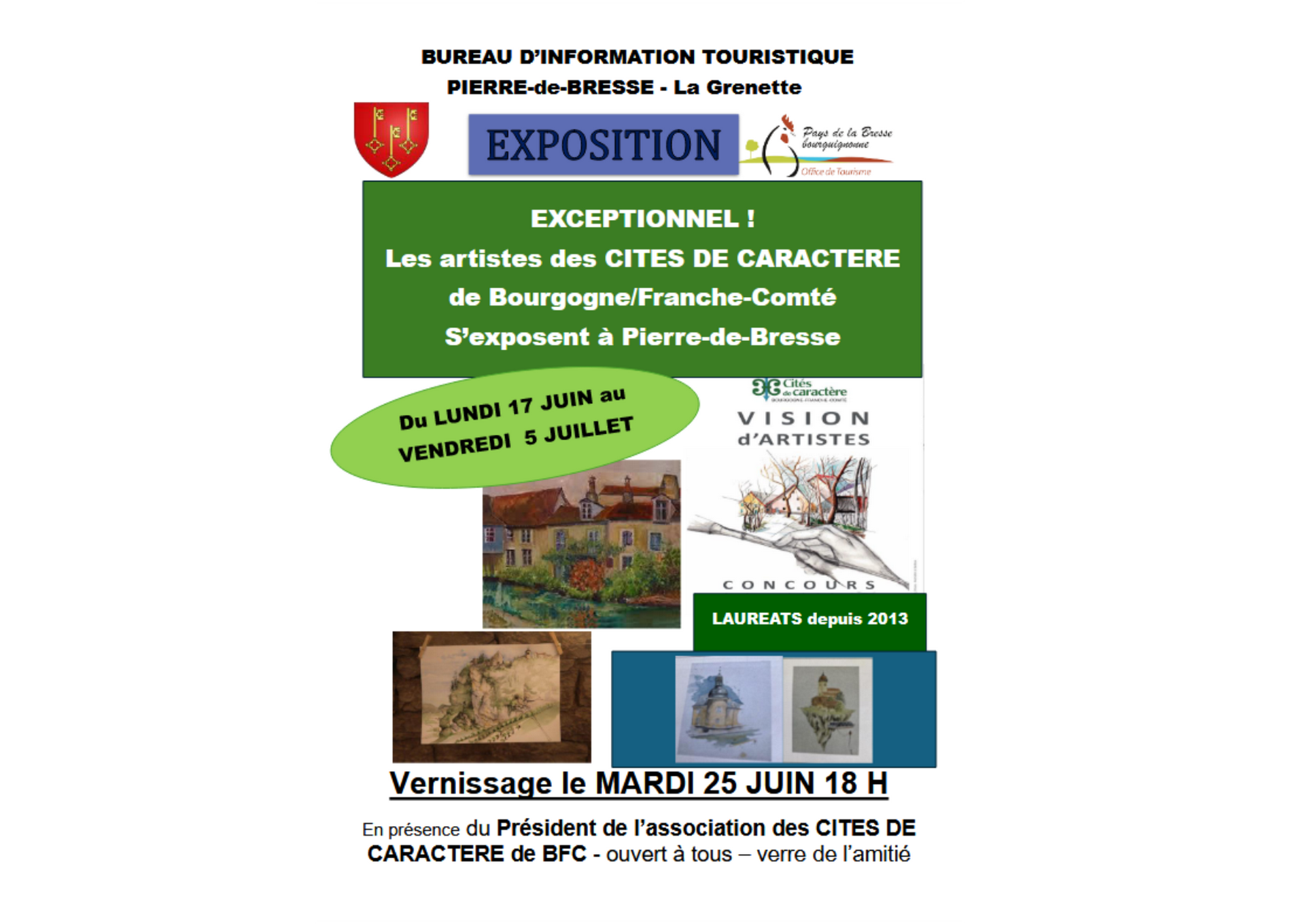 Exposition Pierre de Bresse Cité de Caractères