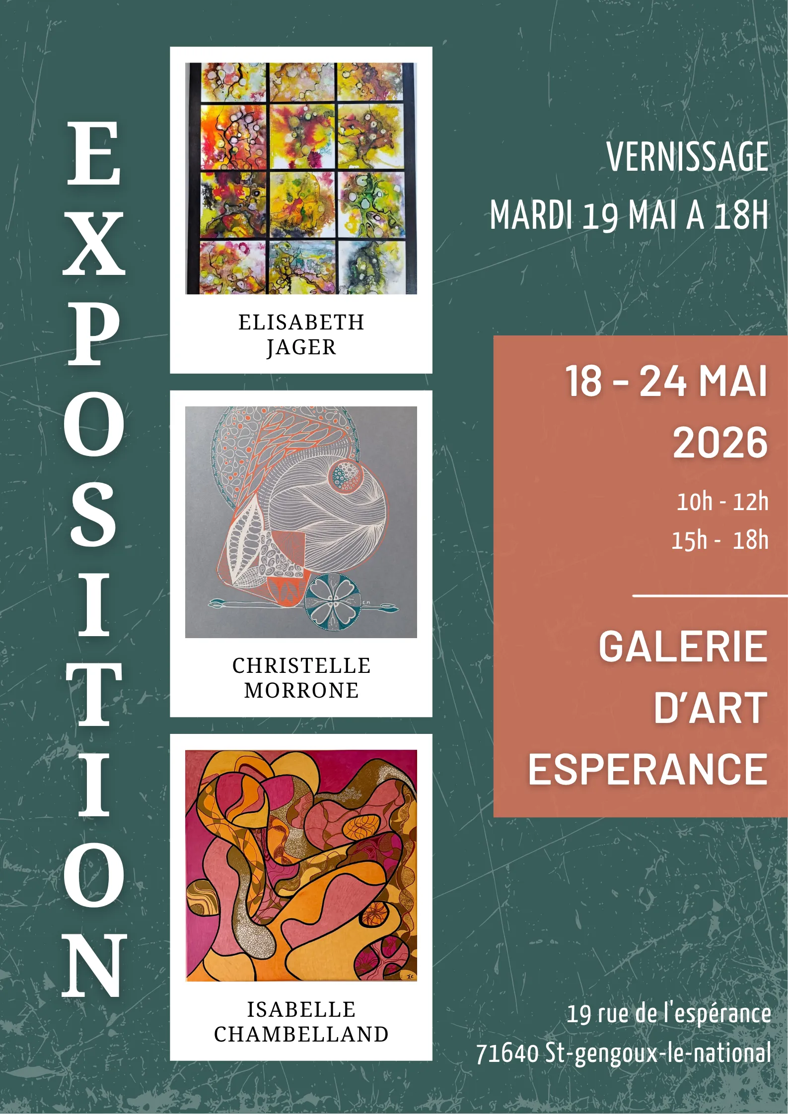 Christelle MORRONE, Elisabeth JAGER et Isabelle CHAMBELLAND