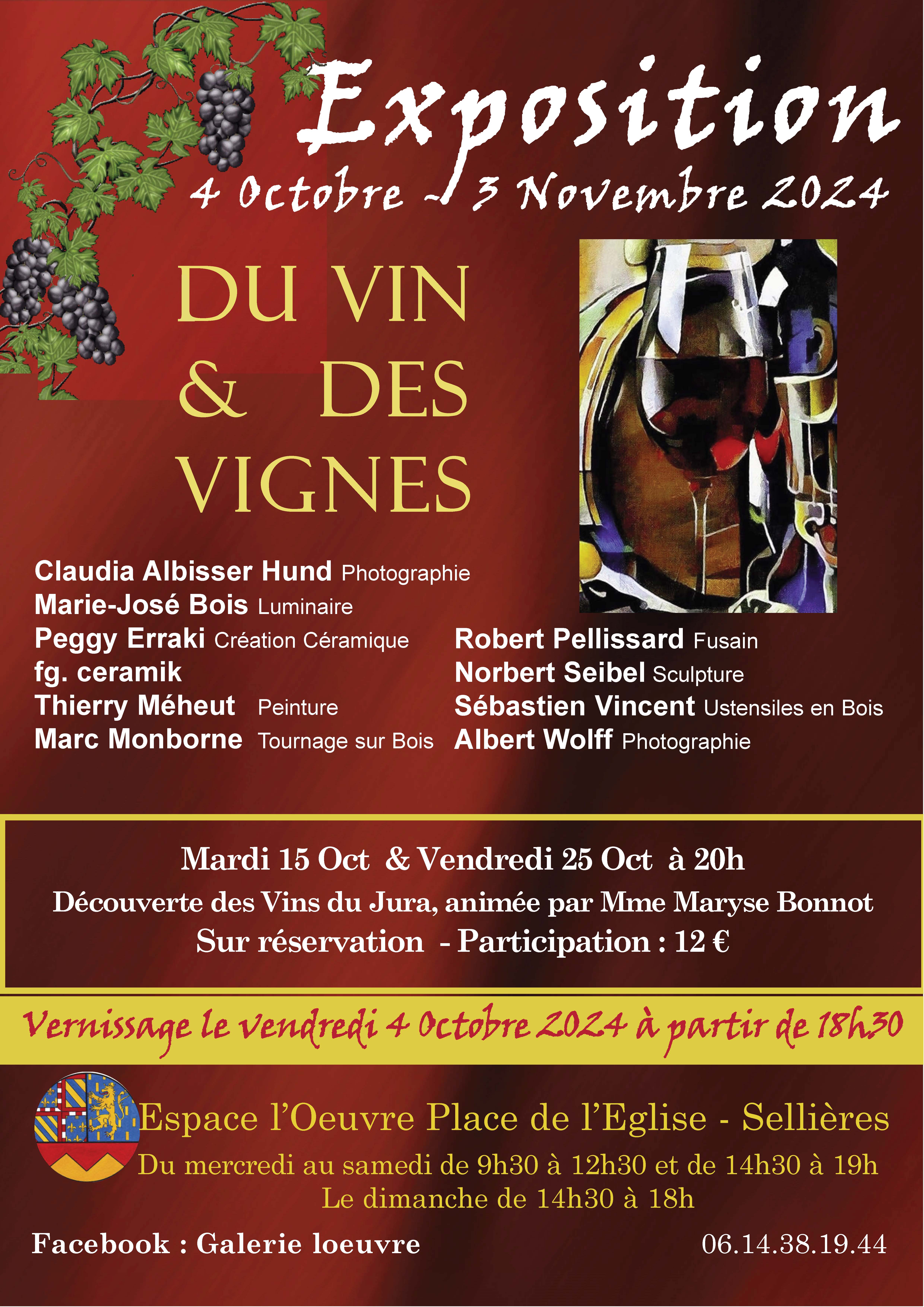 Exposition Vins et Vignes à Sellières