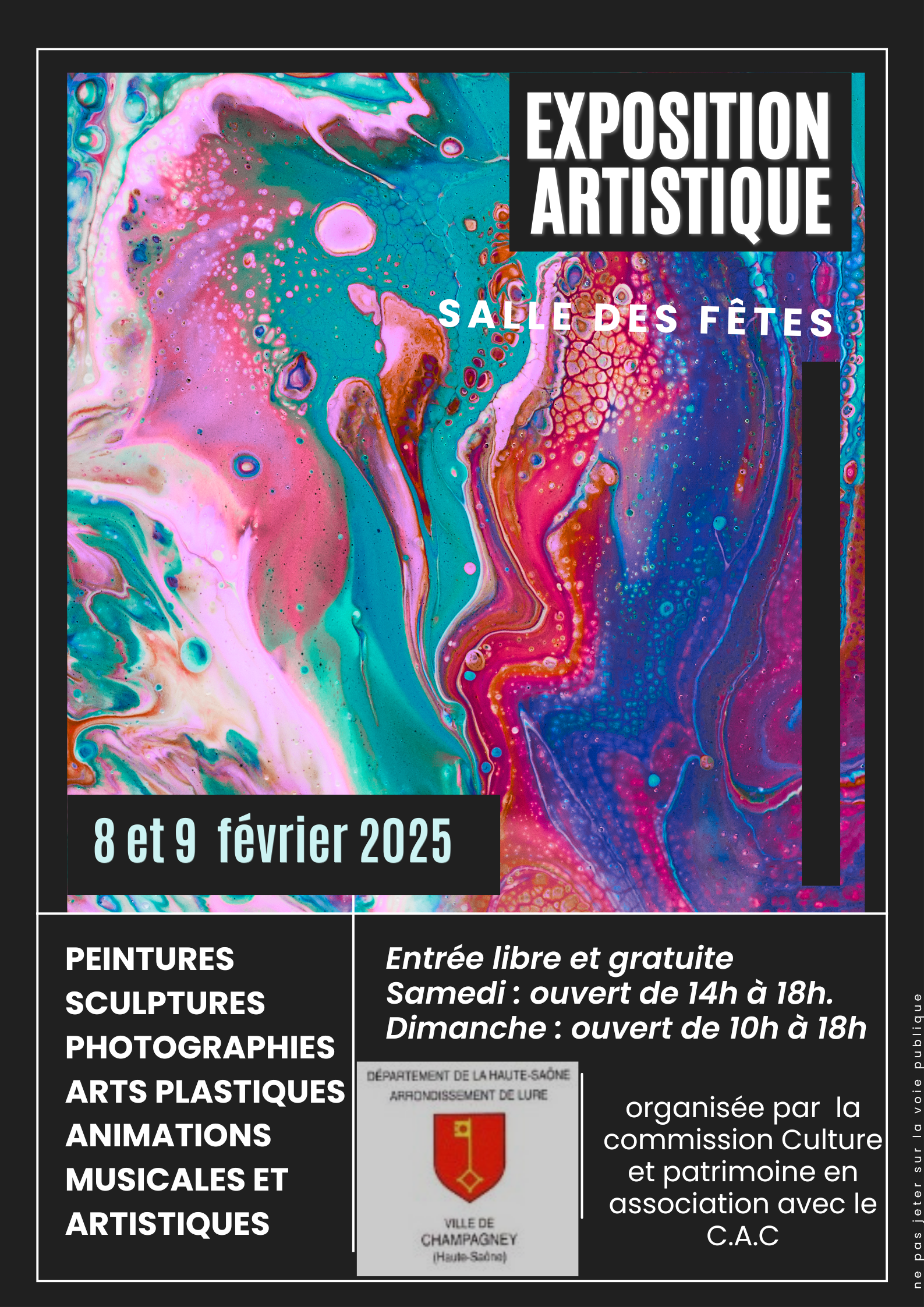 Exposition artistique a Champagney