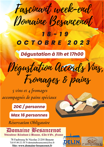 Accords Vins, Fromages & Pains