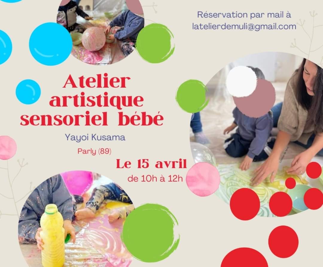 Eveil artistique sensoriel Yayoi Kusama