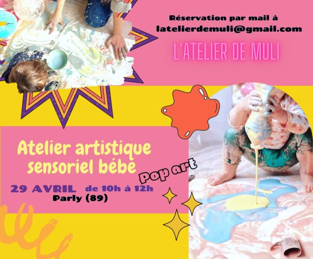 Eveil artistique sensoriel POP ART