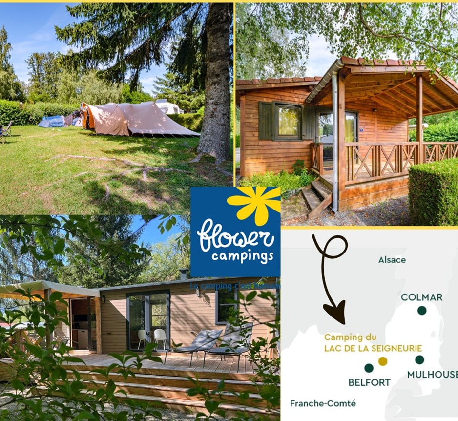 Flowercamping du lac de la seigneurie