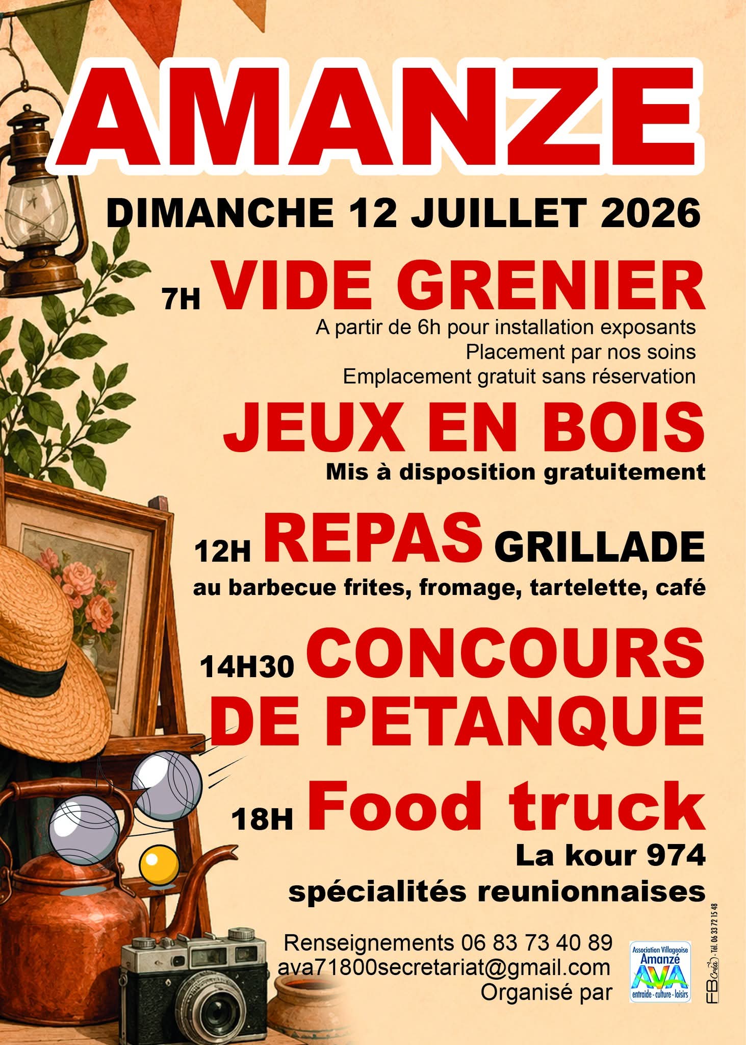Fête de village et vide-greniers