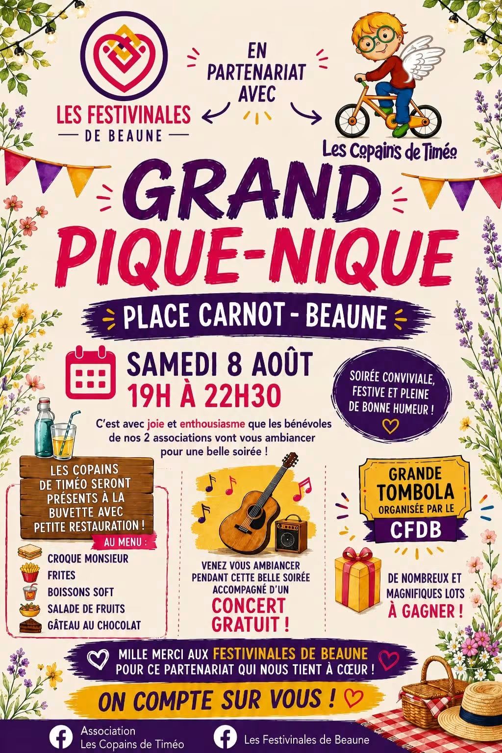 Pique Nique Géant avec concert gratuit