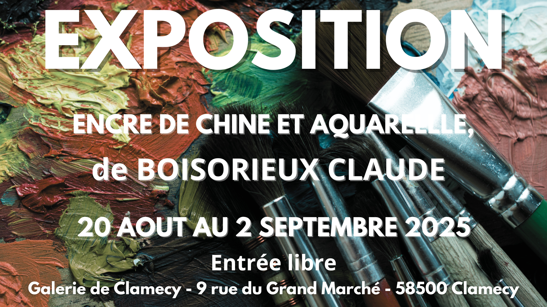 Exposition de BOISORIEUX Claude