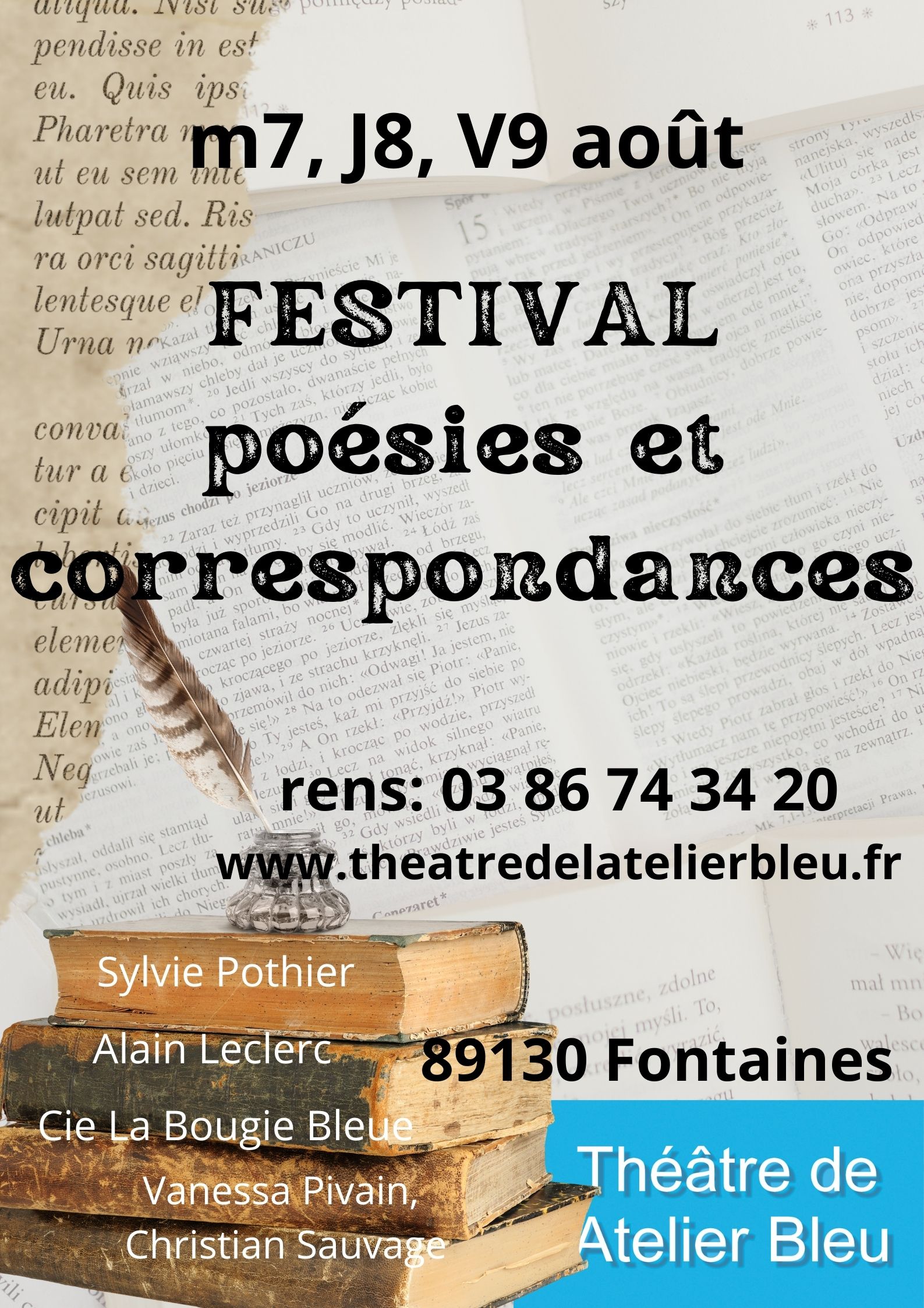 FESTIVAL DE POÉSIES ET CORRESPONDANCES