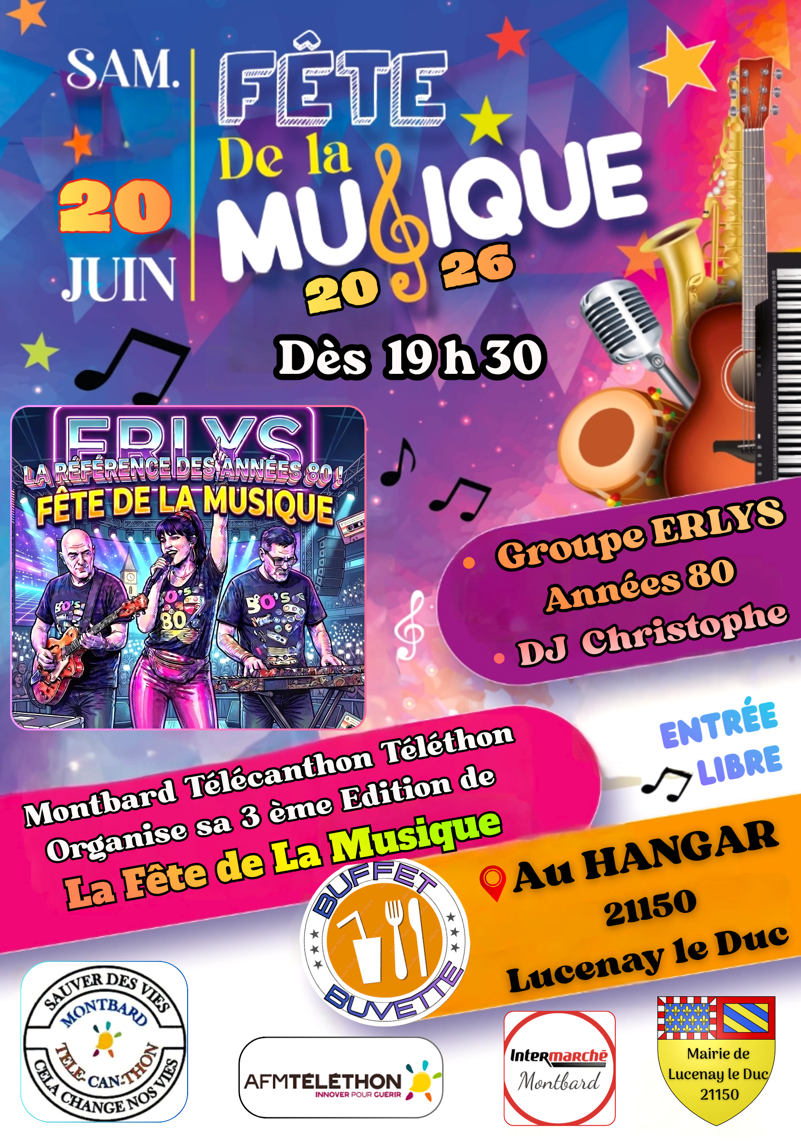 FETE DE LA MUSIQUE 2026 à LUCENAY-LE-DUC 21150
