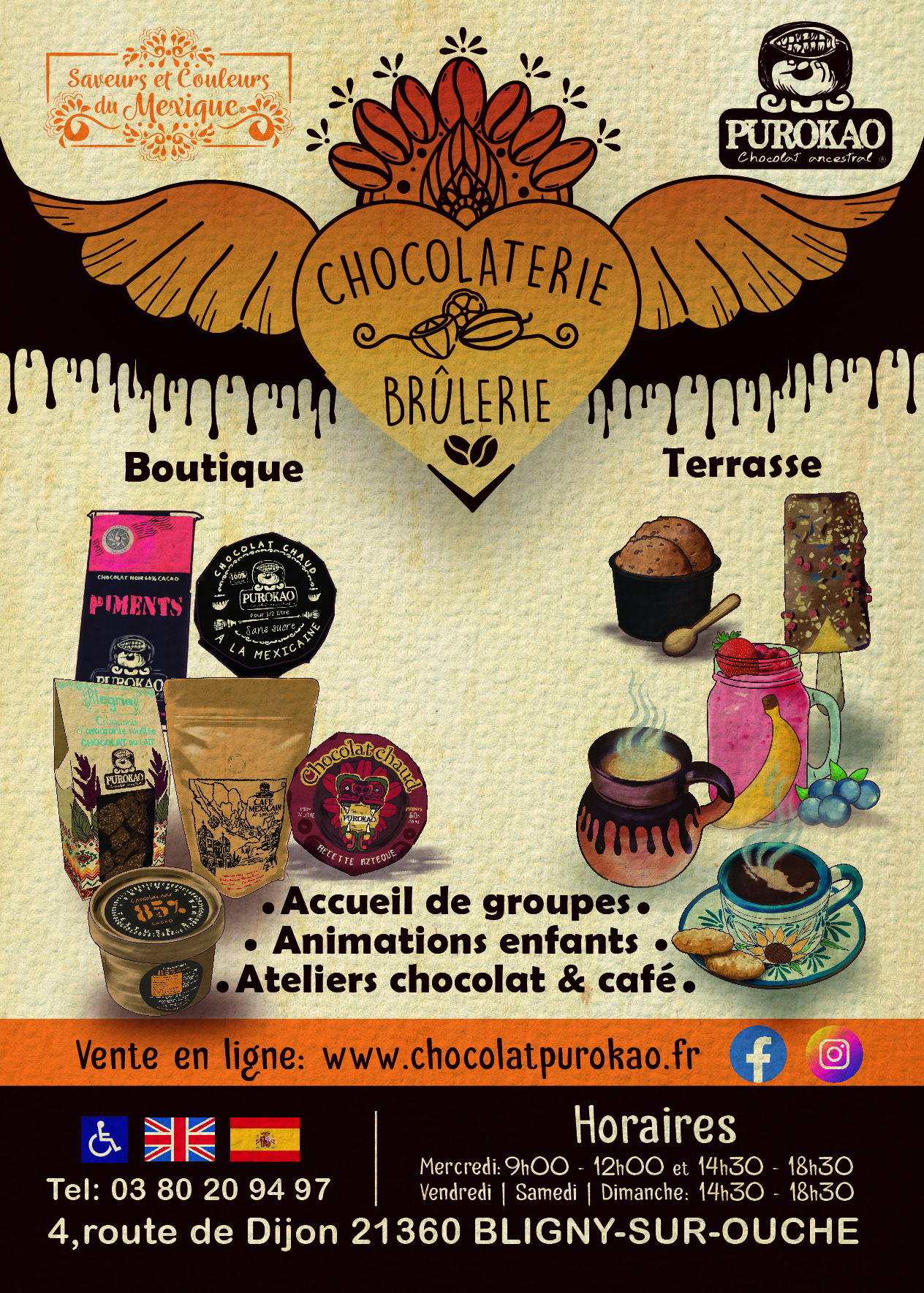 Chocolaterie et brulerie PUROKAO