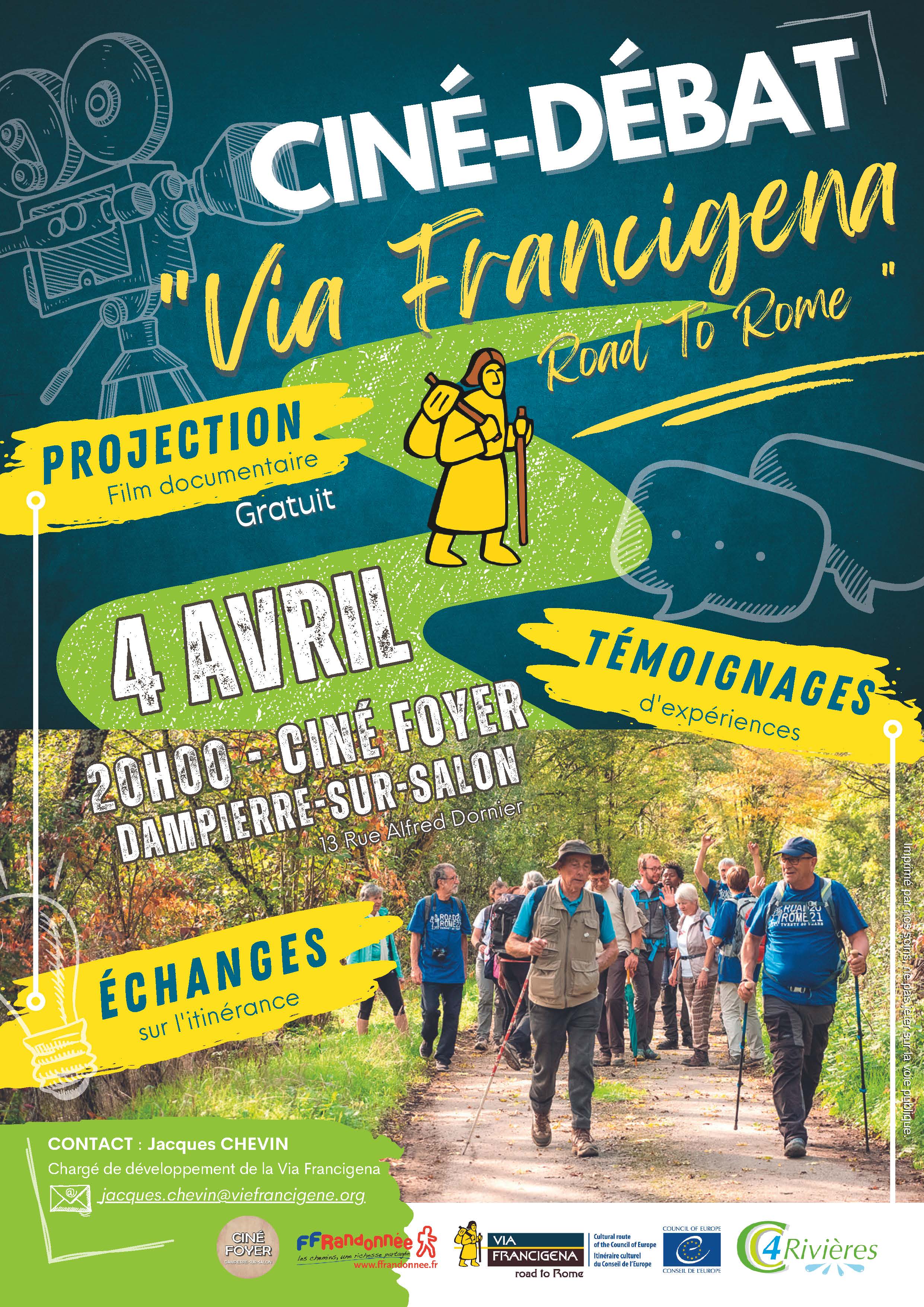 FLYER_Via Francigena_Ciné débat