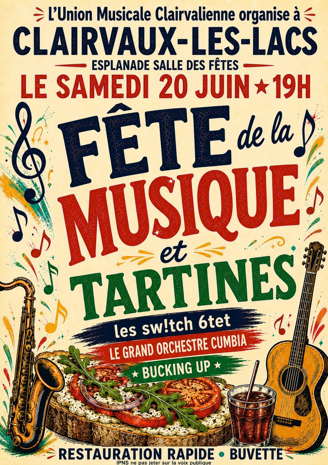 Fête de la musique et tartines
