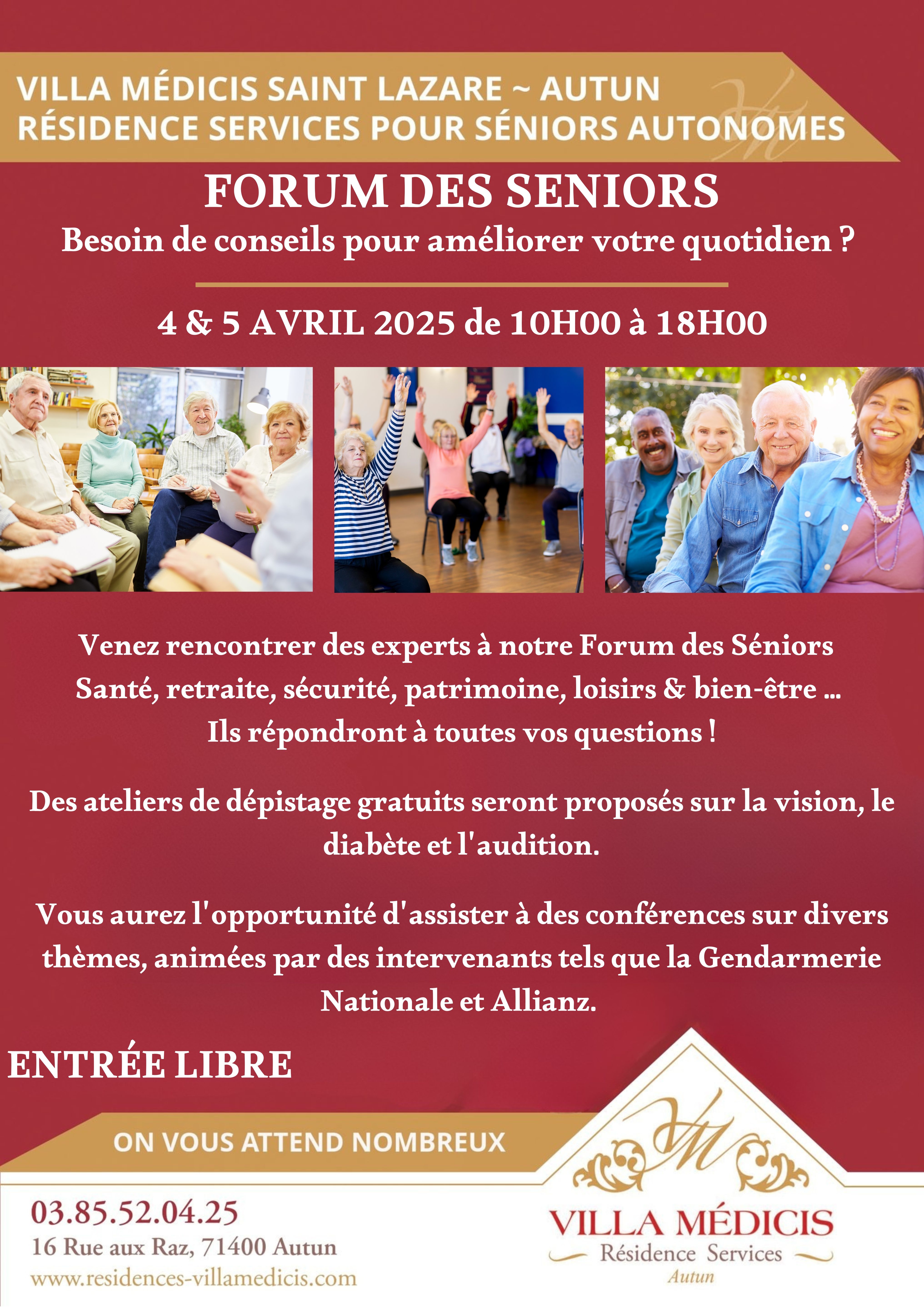 FORUM DES SENIORS