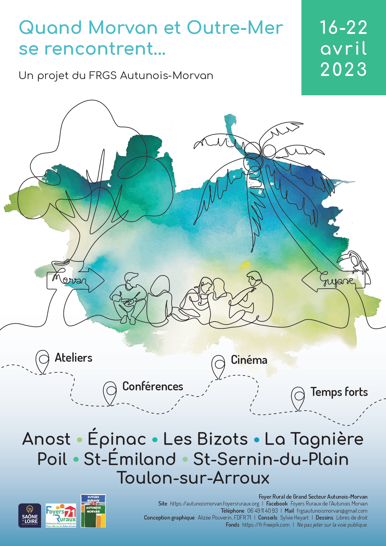 Affiche Quand Morvan et Outre Mer se rencontrent