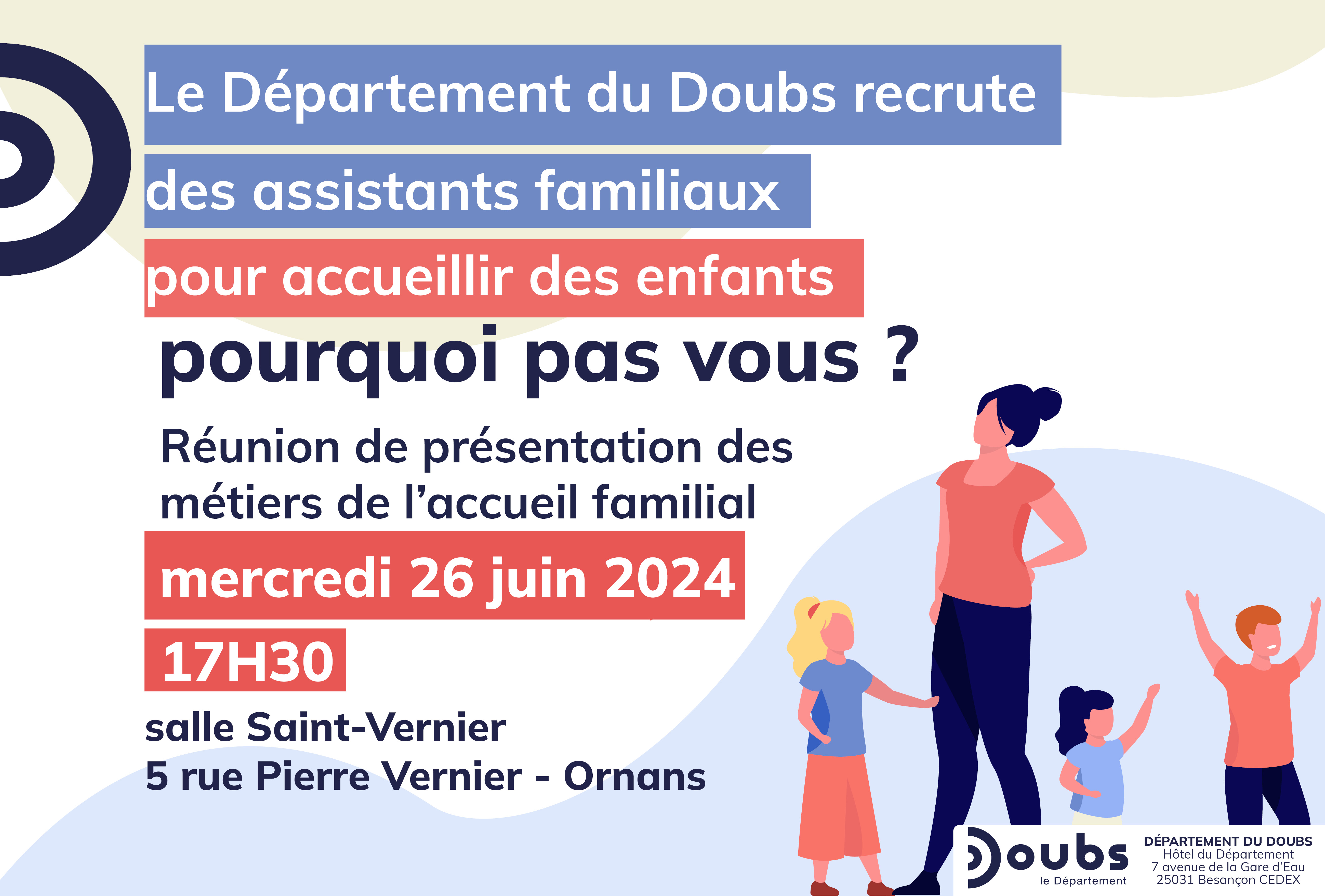 Famille d'accueil panneaux