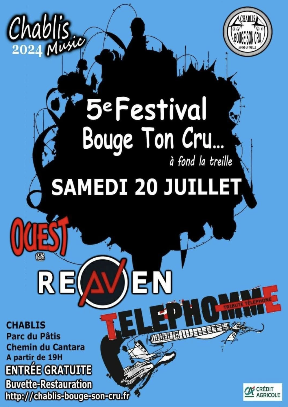 Festival Bouge Ton Cru Chablis 20 juillet