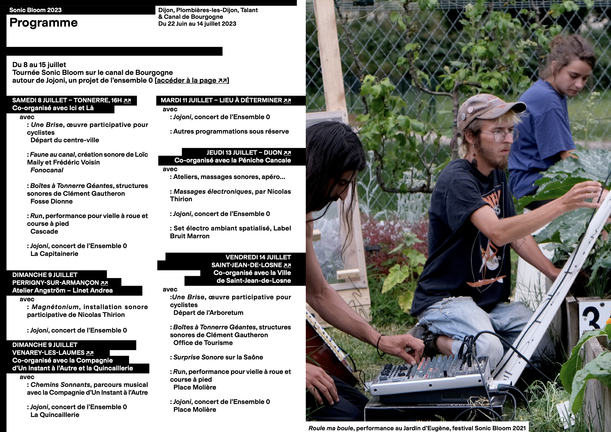 Festival Sonic Bloom Canal de Bourgogne 4