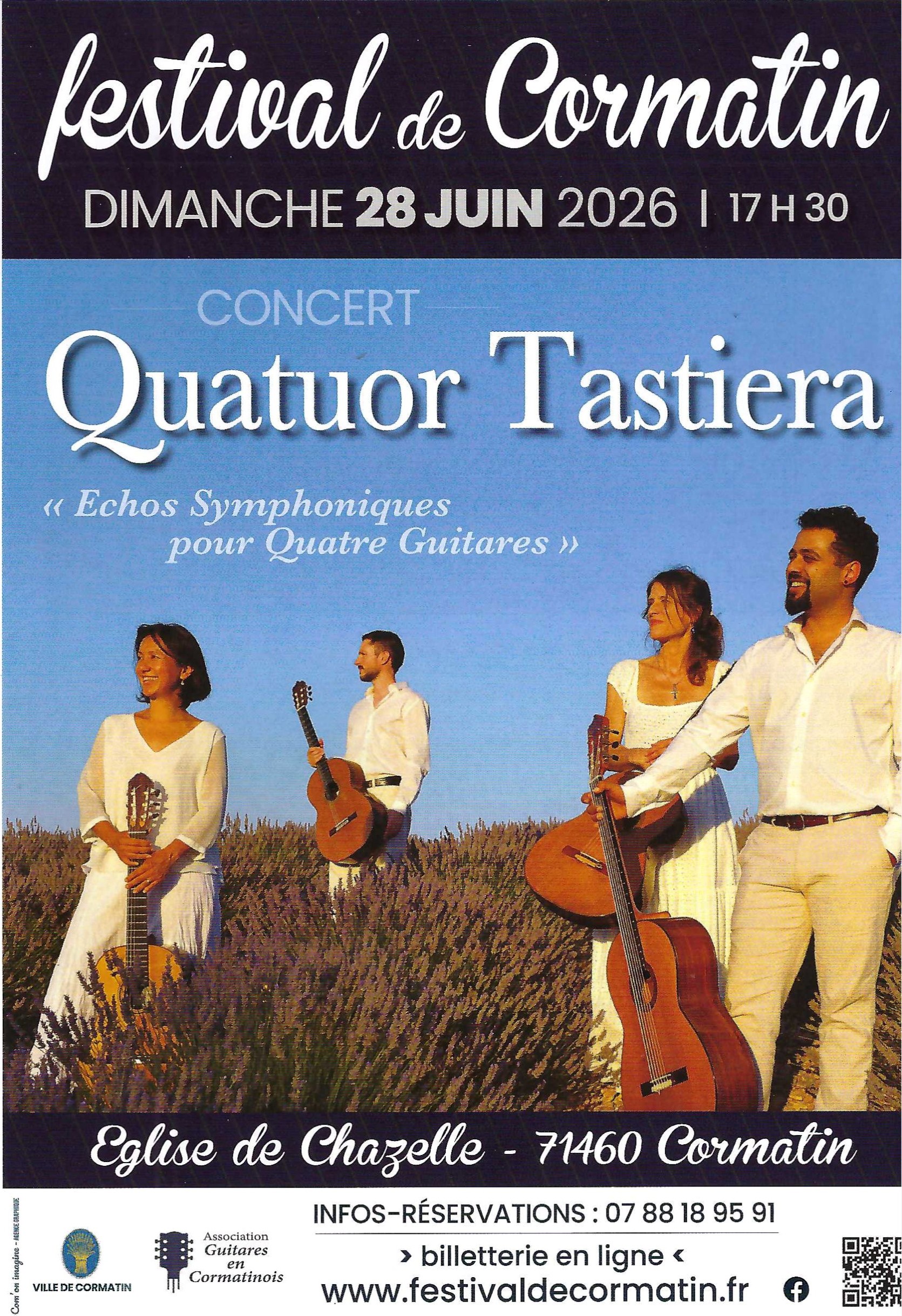 Festival de Cormatin : Quatuor Tastiera en concert