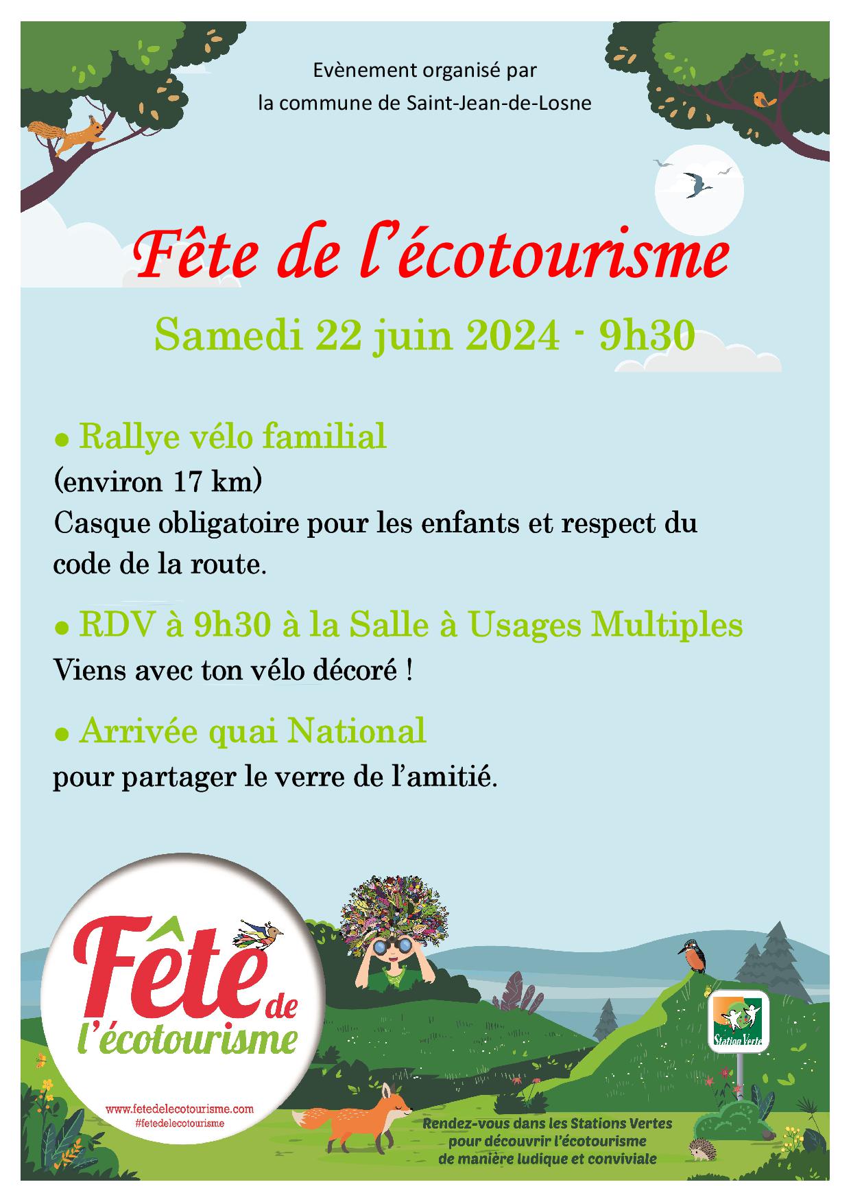 Fête Ecotourisme 2024