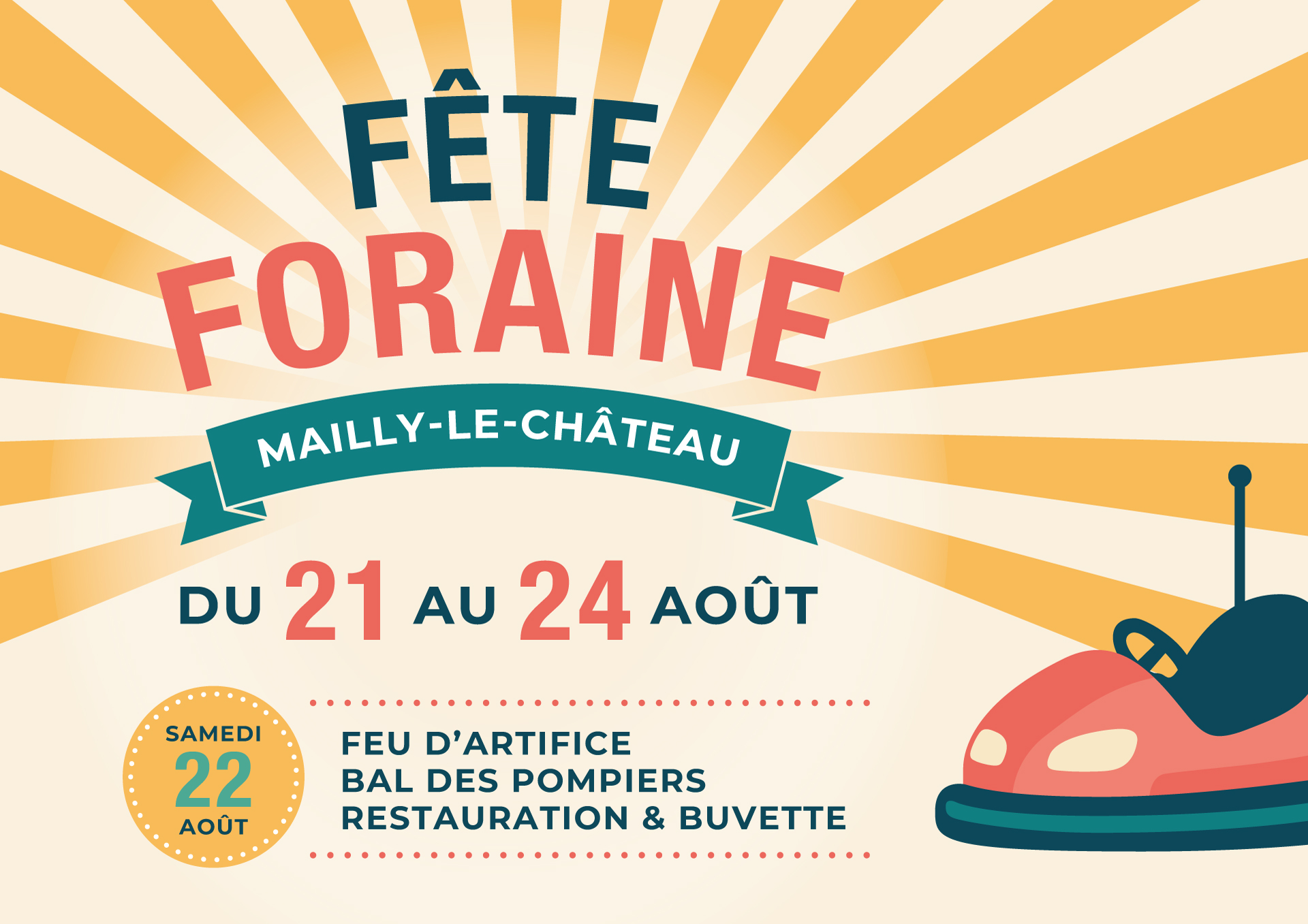 Fête Foraine de Mailly-le-Château 2026