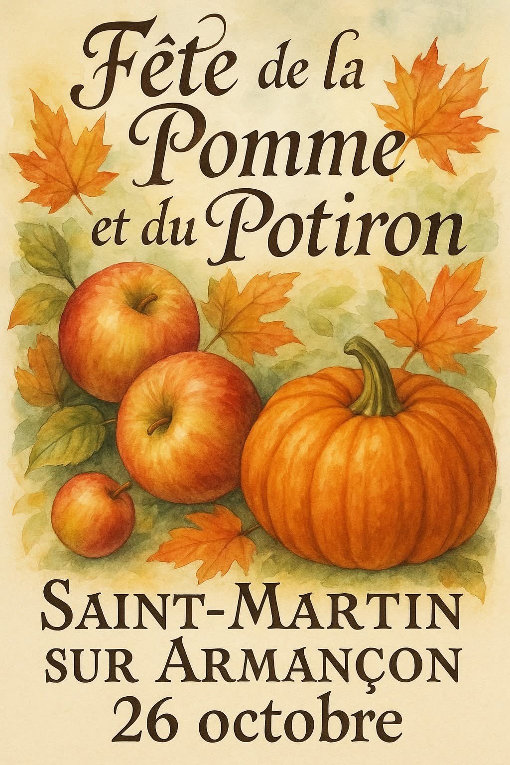 Fête Pomme et Potiron Saint-Martin-sur-Armançon 26 octobre