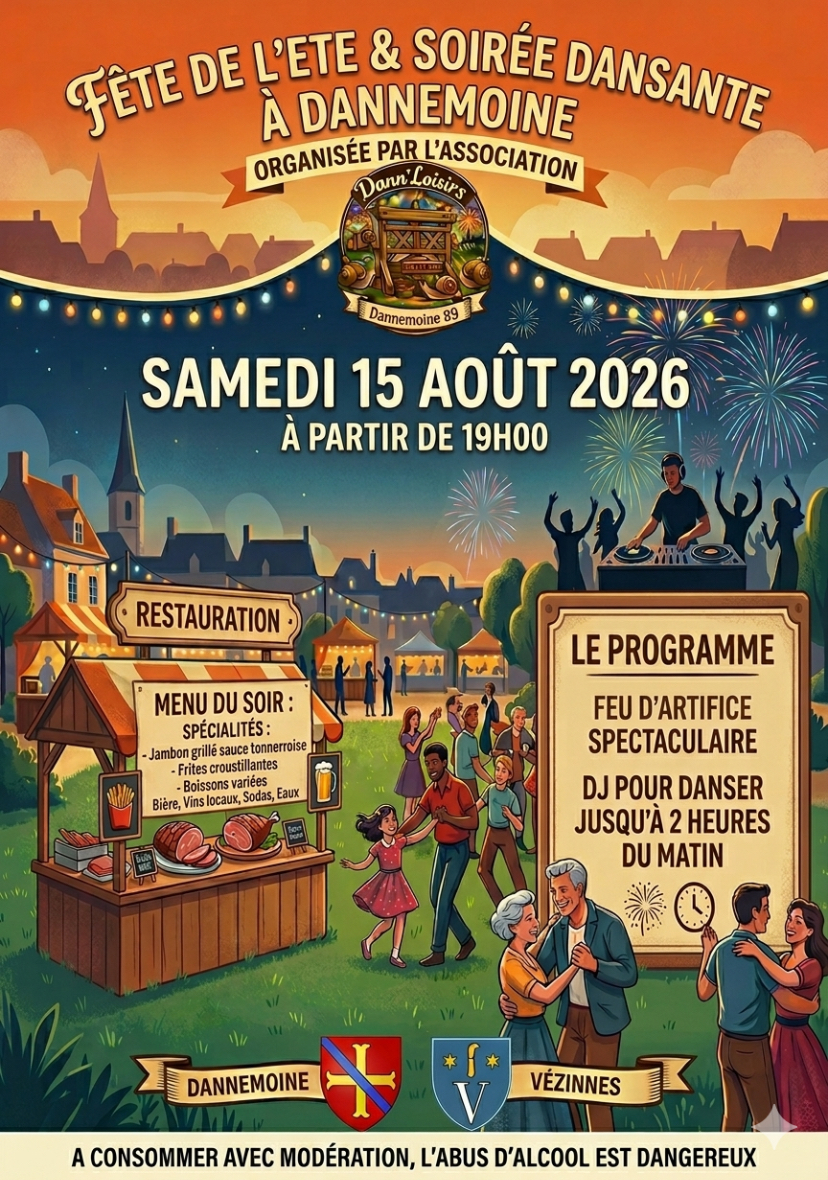 Fête de l'été à Dannemoine