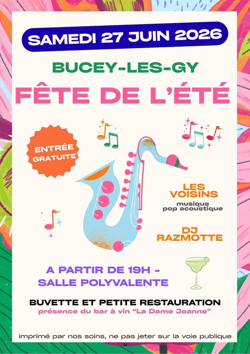Fête de l'été à Bucey-lès-Gy