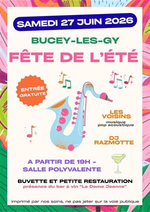 Fête de l'été à Bucey-lès-Gy