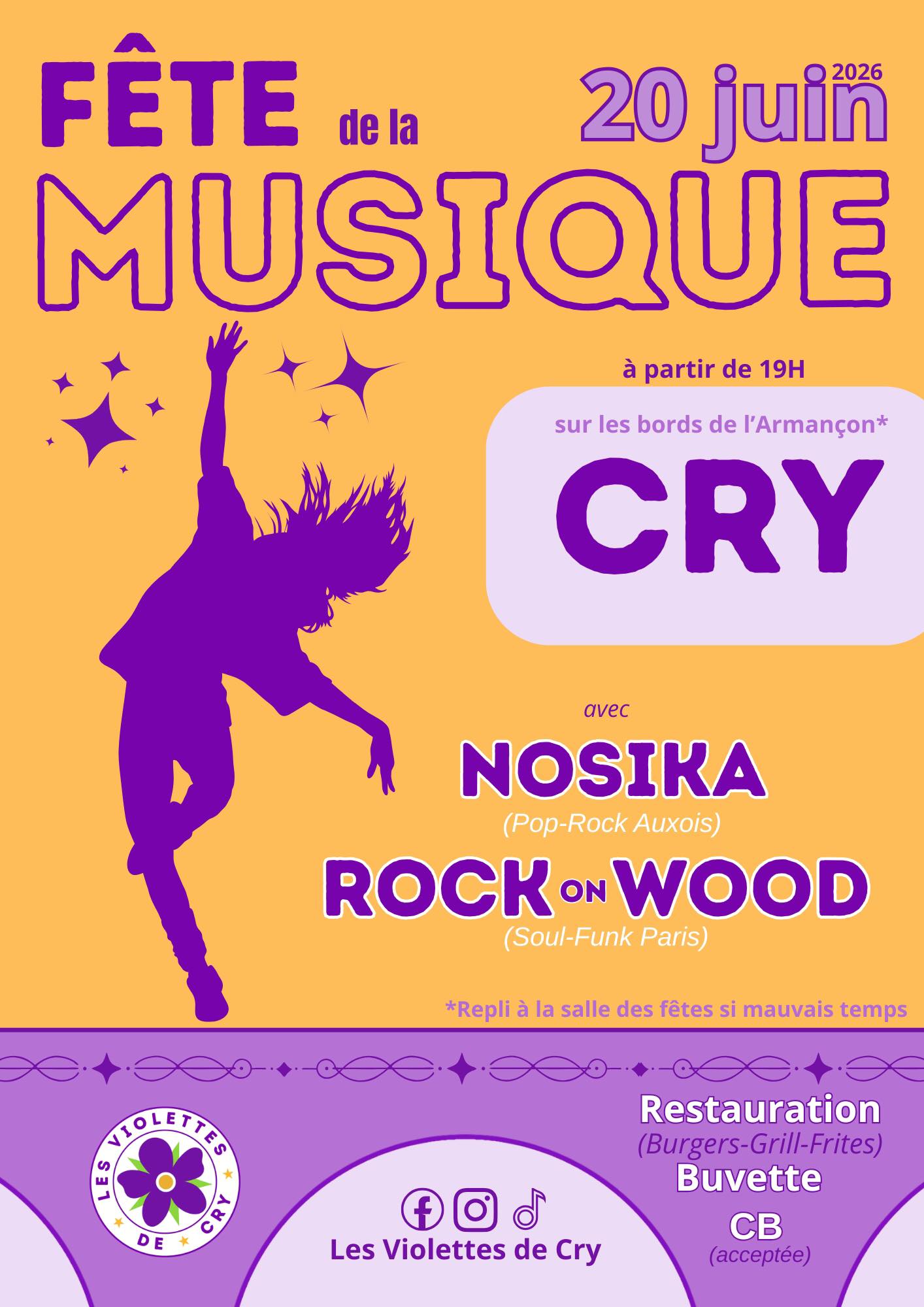 Fête de la musique sur les bords de l'Armançon