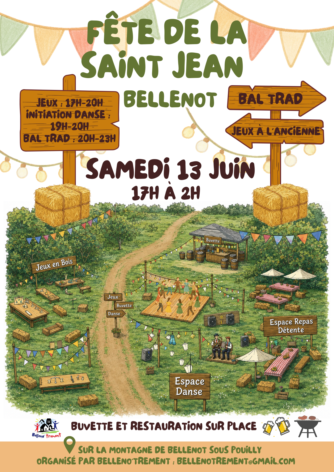 Fête de la Saint Jean- Bellenot Sous Pouilly