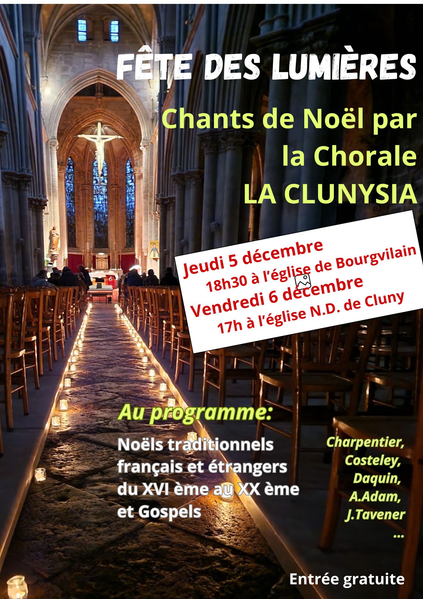 Clunysia fête des lumières