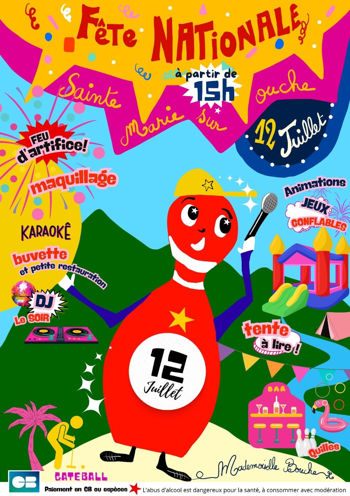 Fête nationale Ste Marie 12.07.25