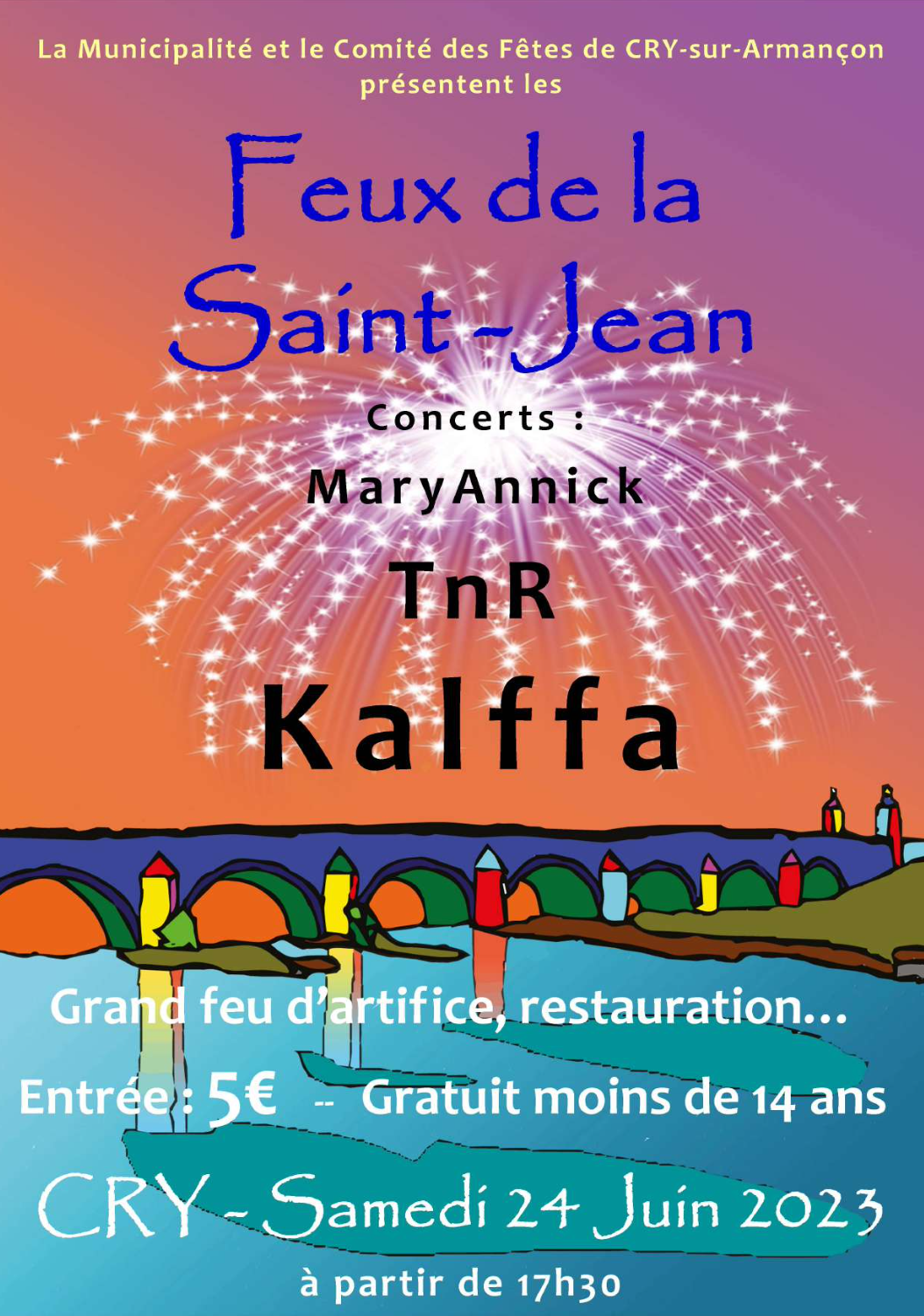 Feux de la St Jea Cry 24 juin part1