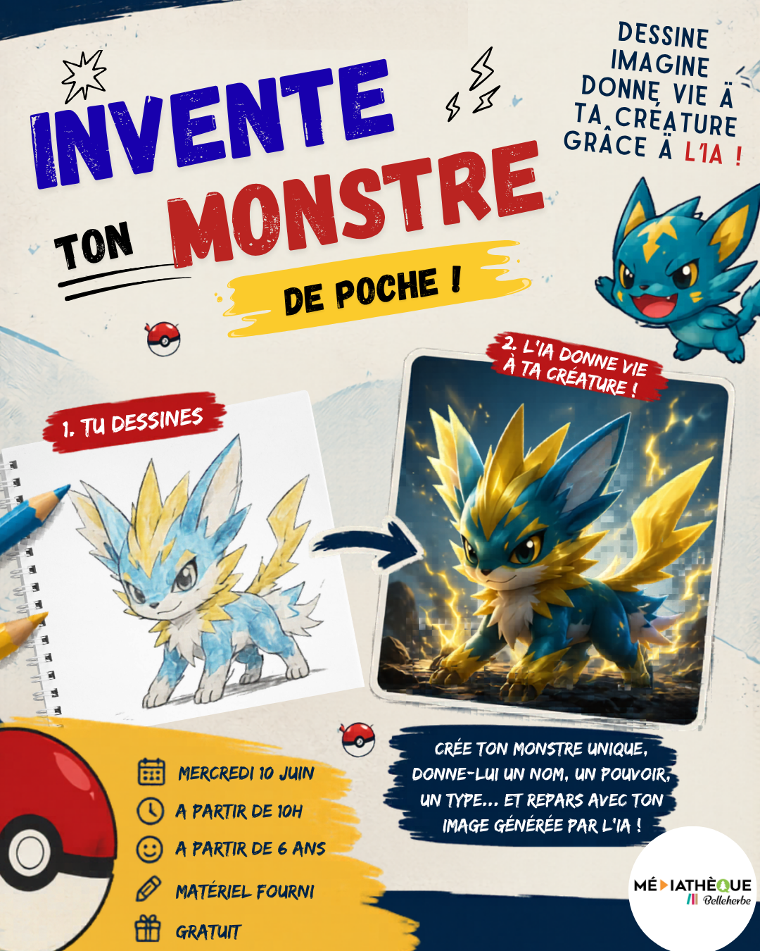 Invente ton monstre de poche