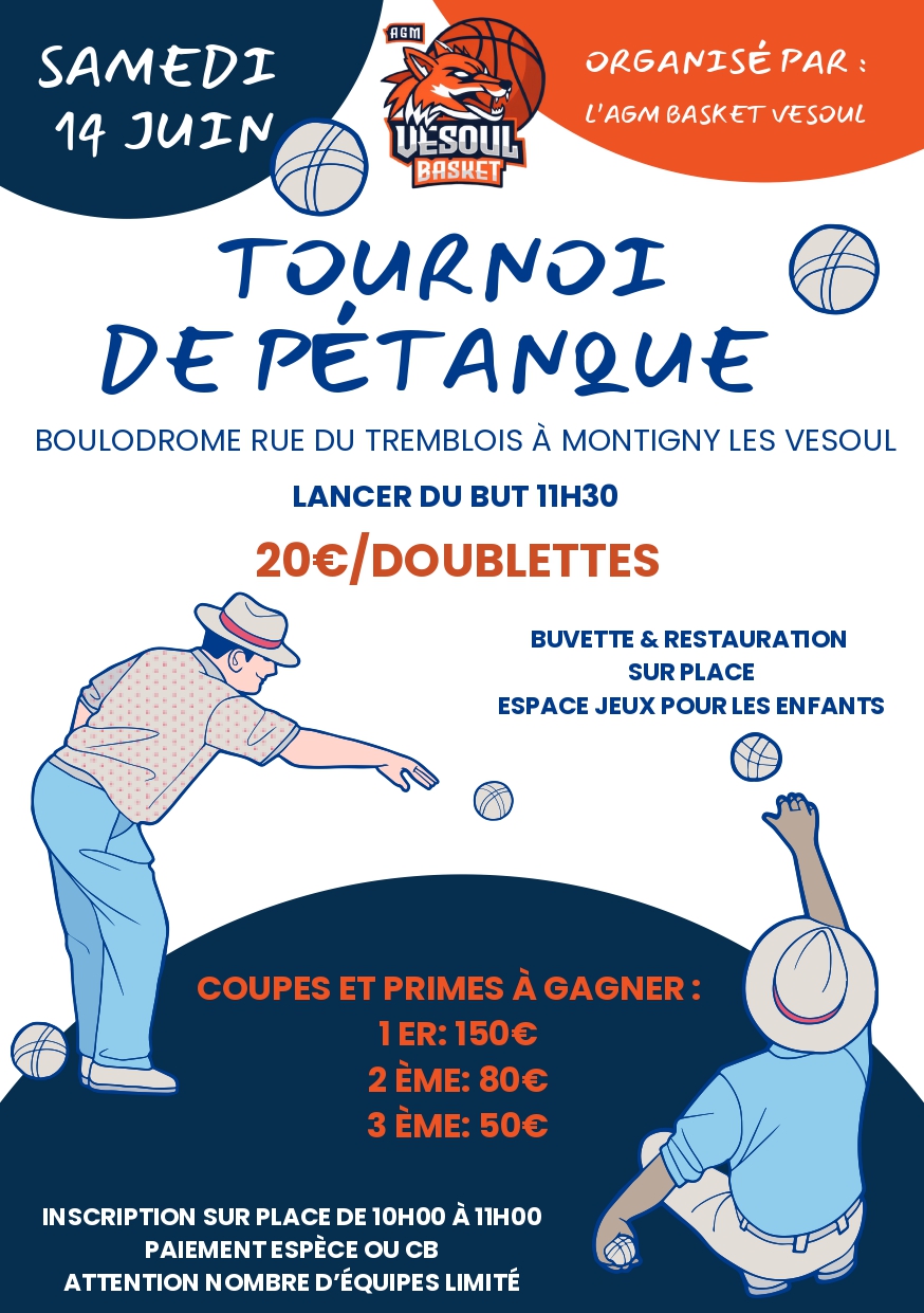 Flyer A5 Sport Tournoi Pétanque Illustratif Bleu, Beige et Rouge_page-0001