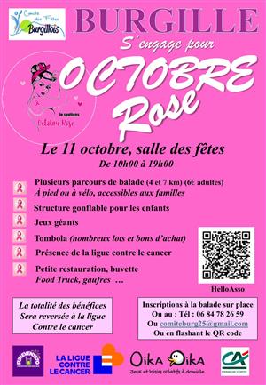 Burgille s'engage pour Octobre Rose