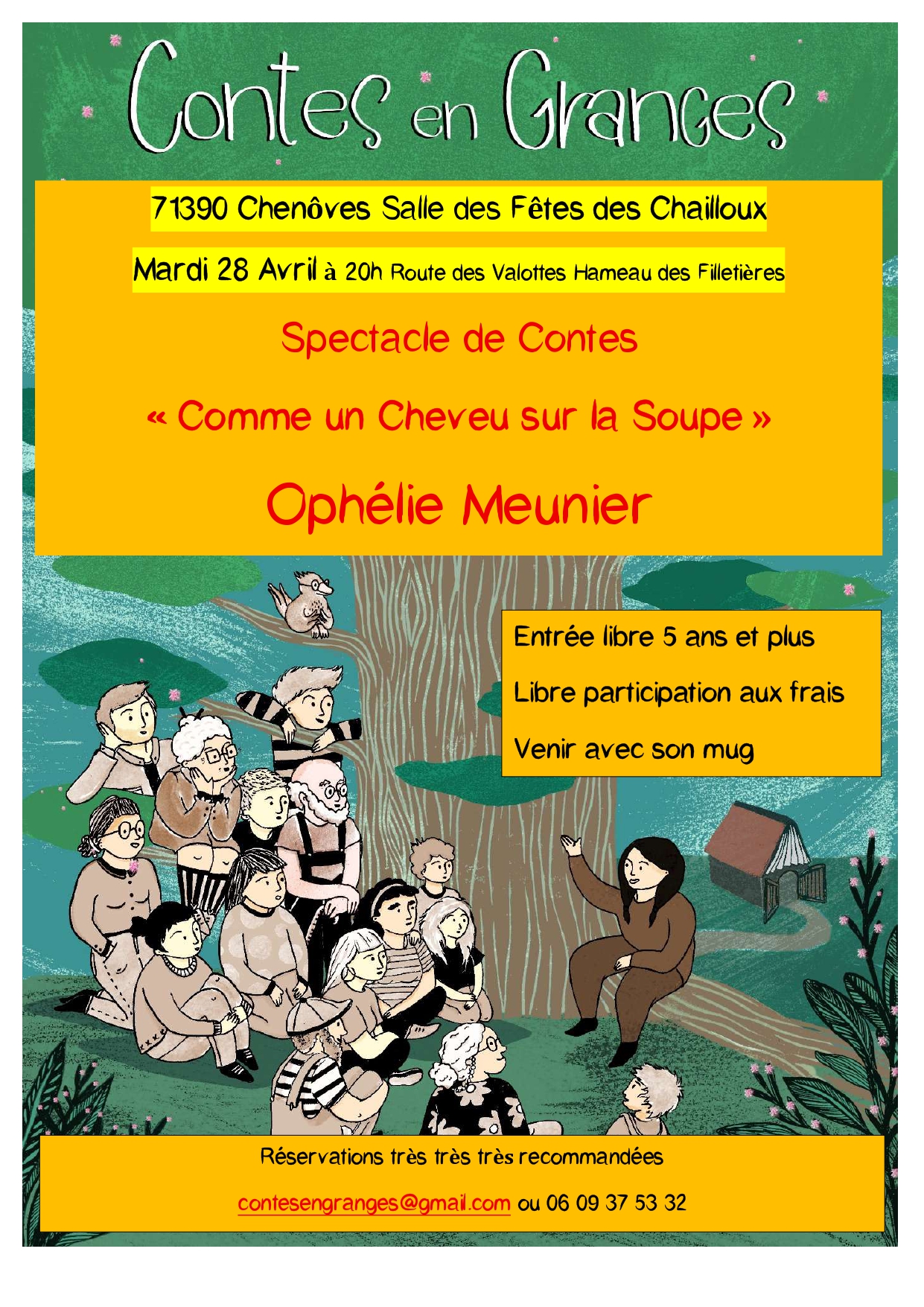 Spectacle de Contes Comme un Cheveu sur la Soupe