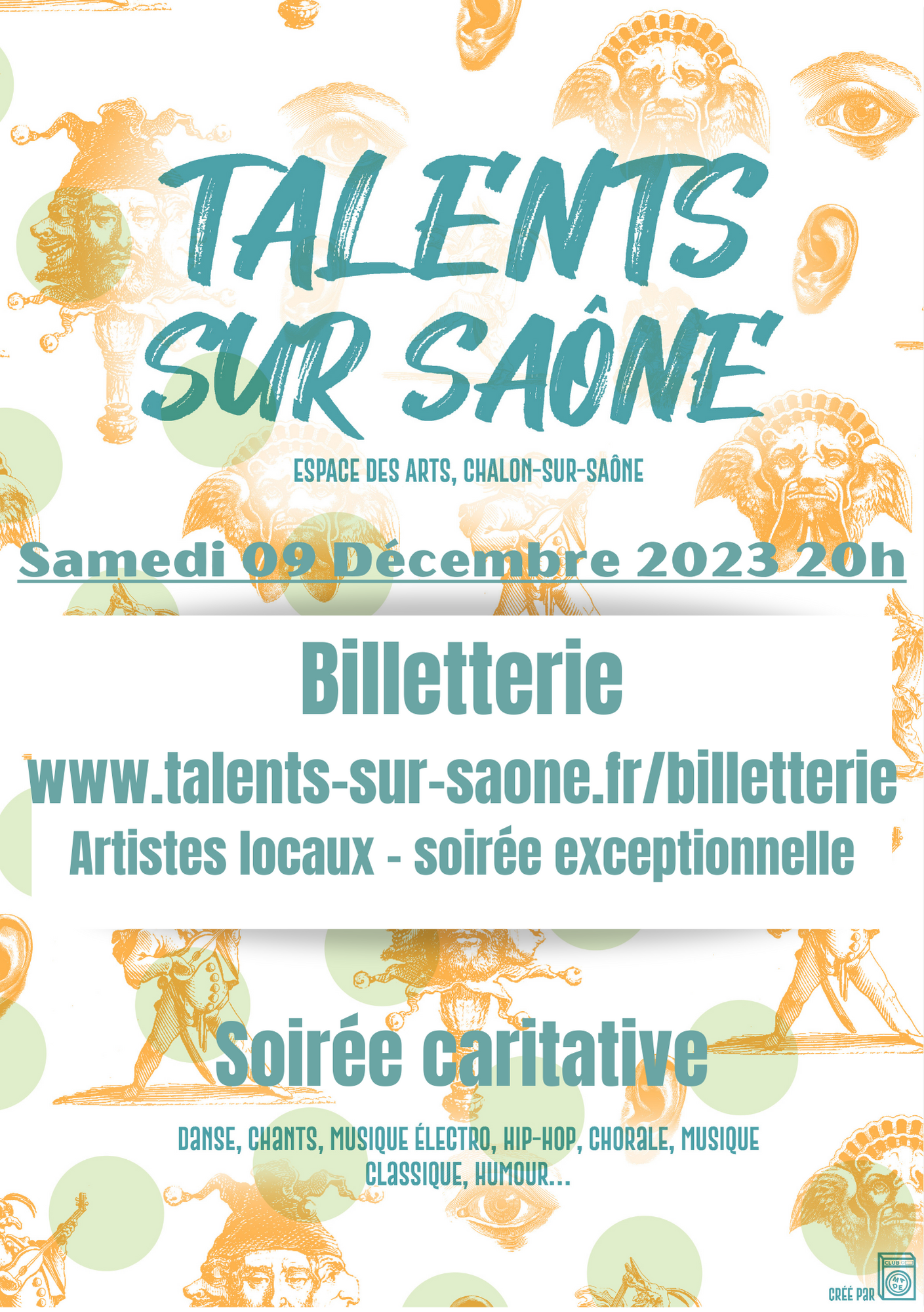 Affiche Talents sur Saône 091223