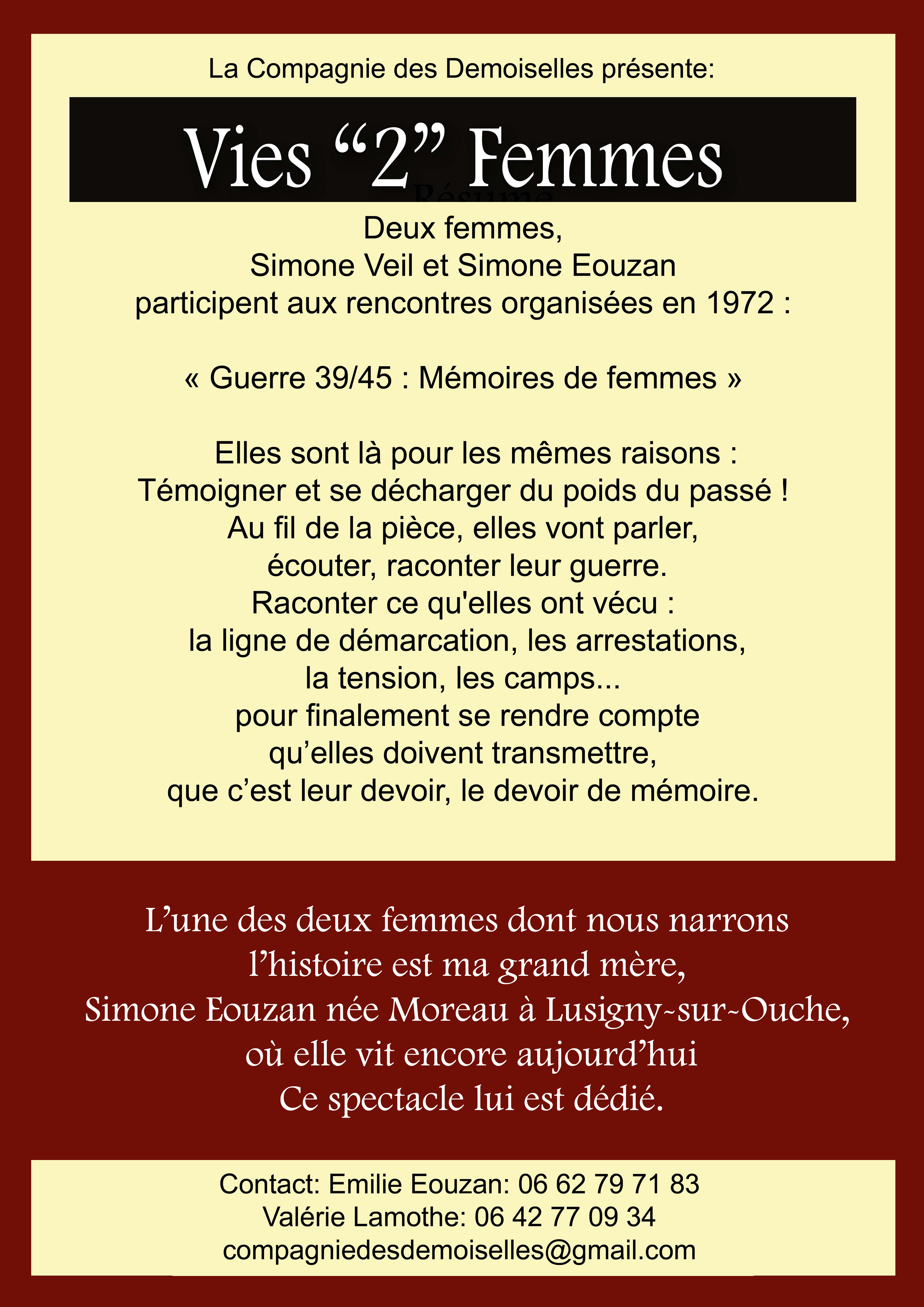 Flyer Vie2femmes