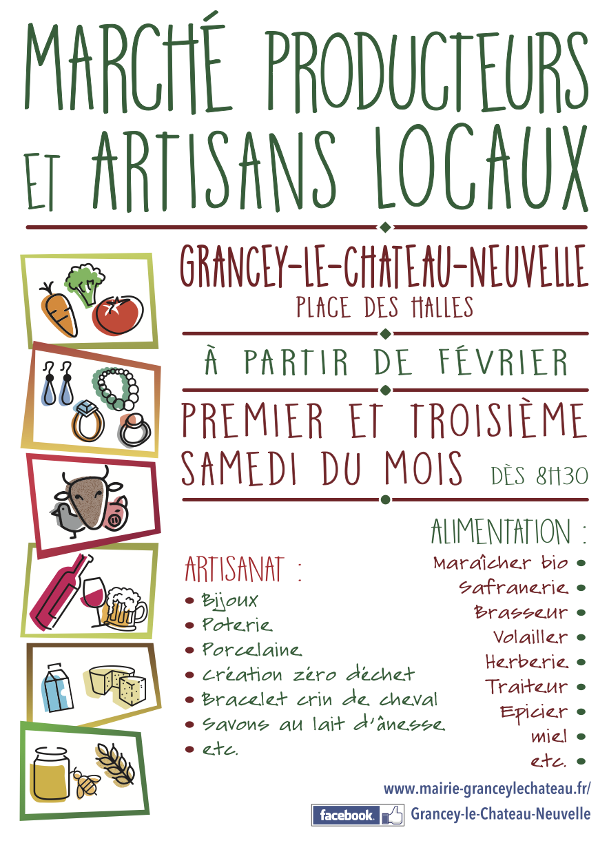 Flyers Marché Grancey-le-Château-Neuvelle