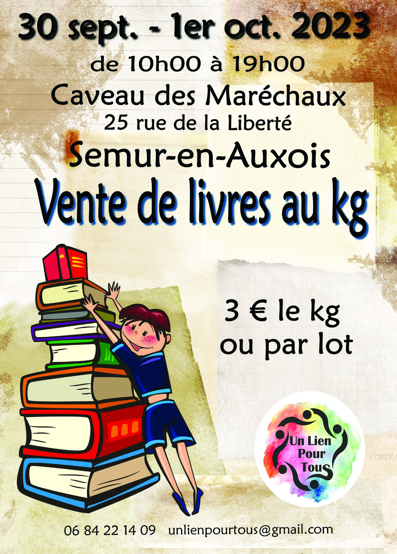 Flyers Vente de livres octobre 2023