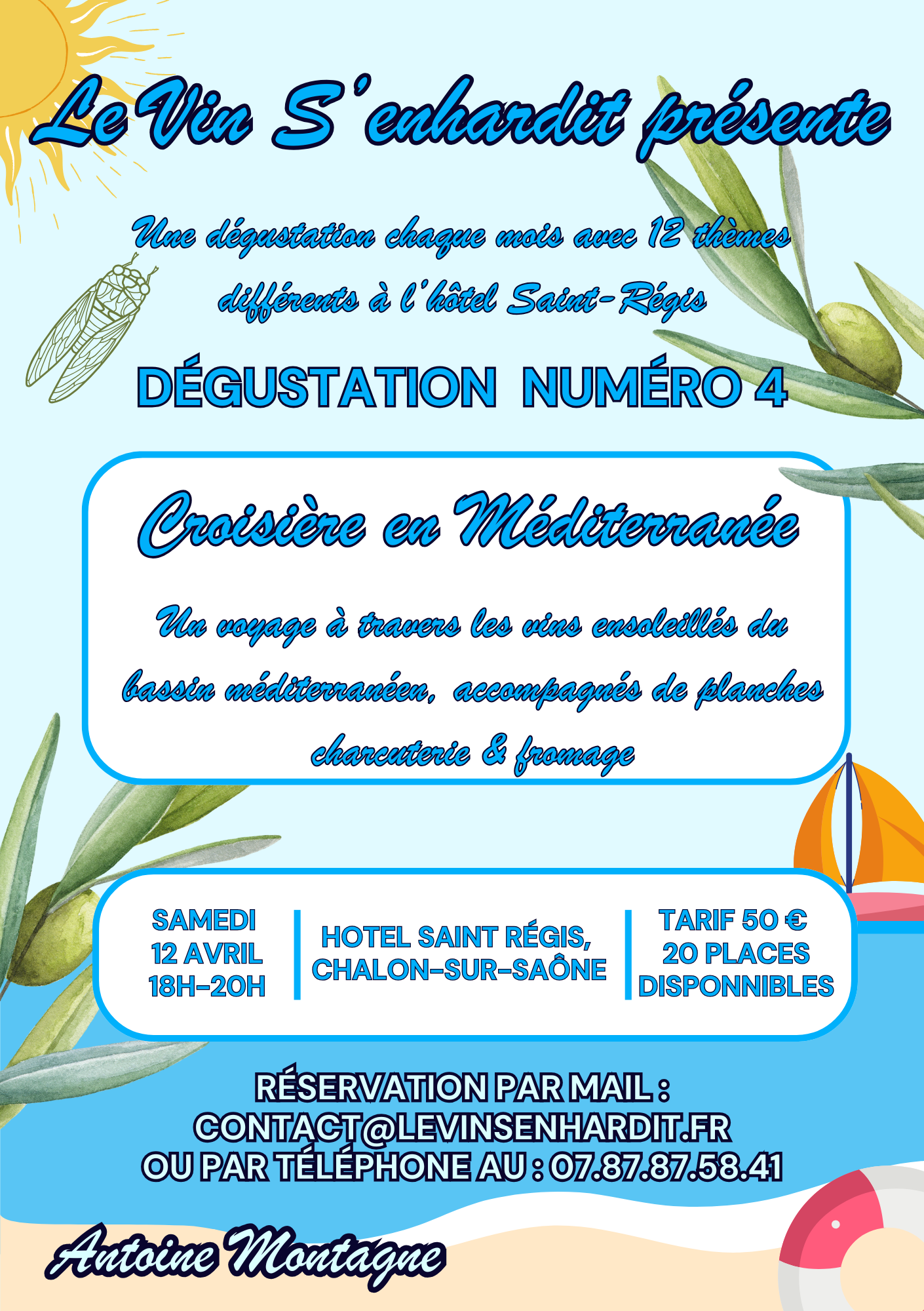 Dégustation oenologique : Croisière en Méditerranée 
