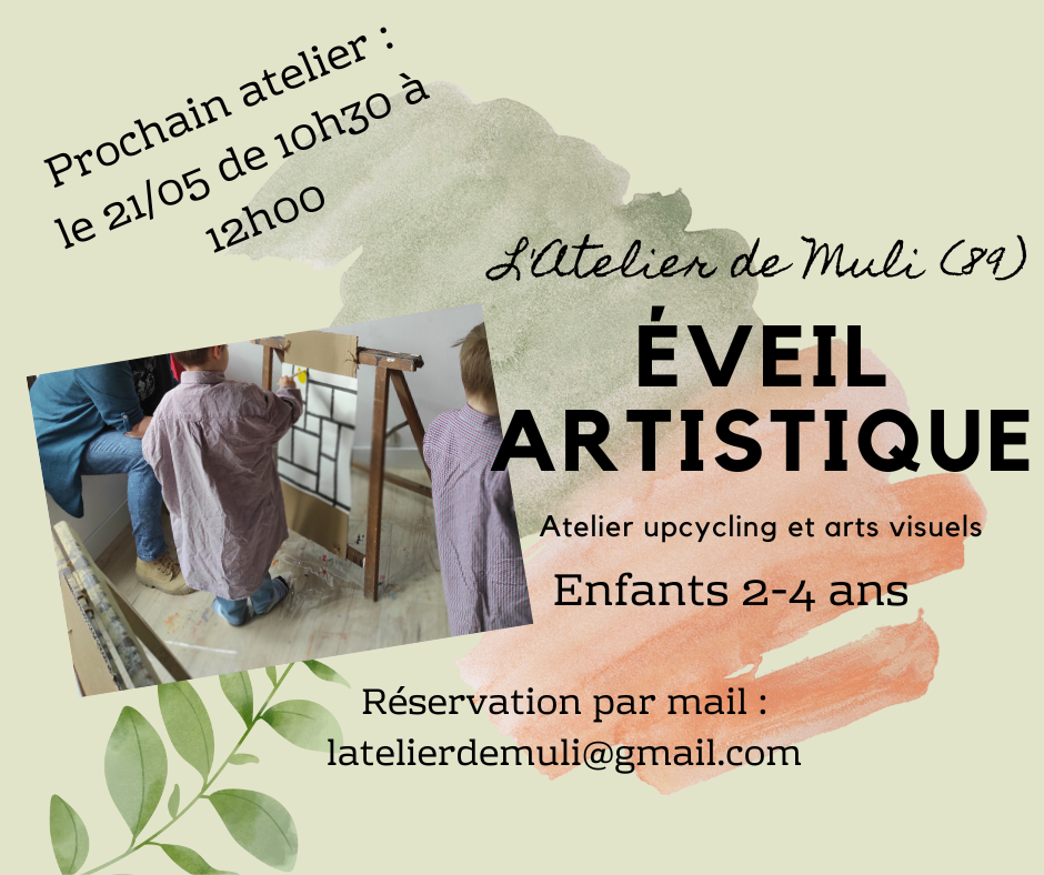 Atelier d'éveil artistique 2-4 ans - 21/05