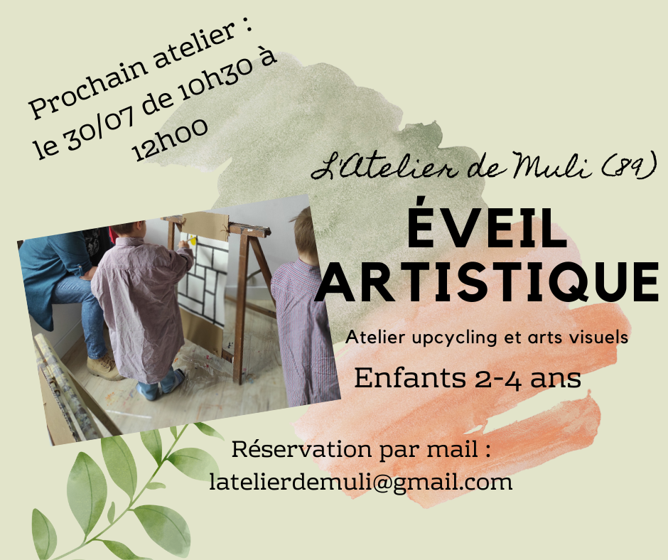 Atelier d'éveil artistique 2-4 ans