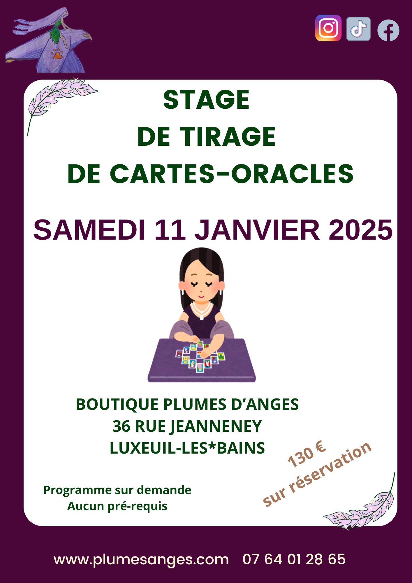 Formation tirage de cartes-oracles-luxeuil les bains