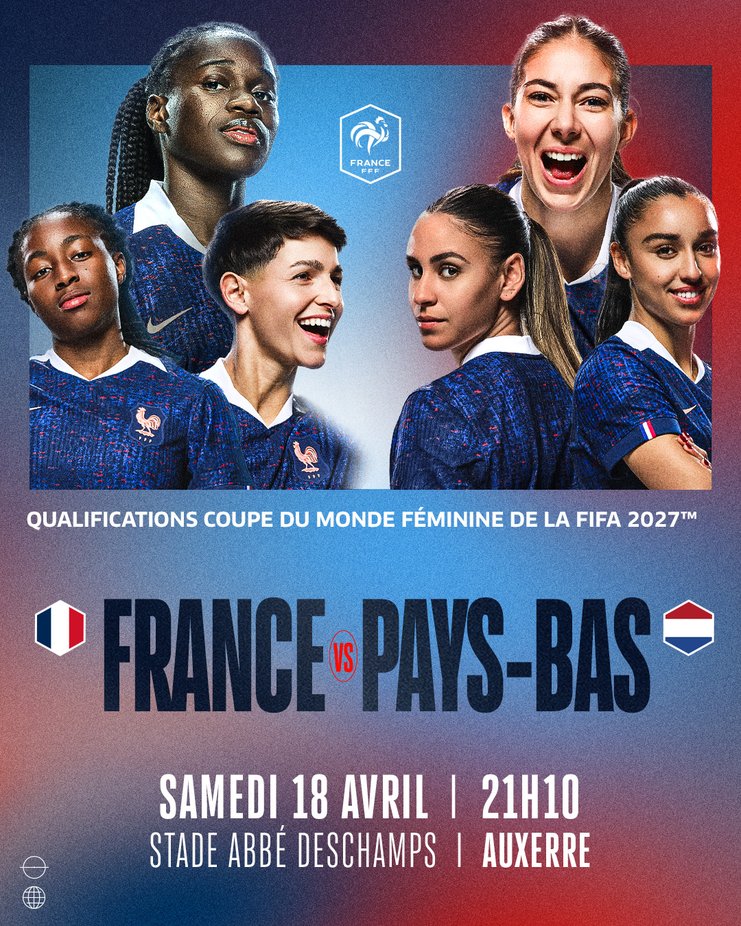 Match France vs Pays-Bas - Equipe de France Féminine